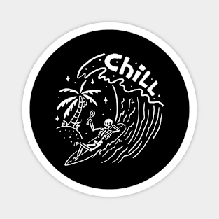 Surf and Chill Magnet